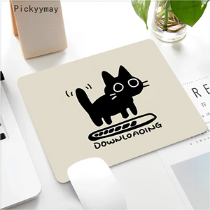 Non-Slip Black Cat Mousepad