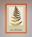 Art Bohème Leaf Foil Print