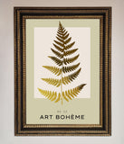 Art Bohème Leaf Foil Print