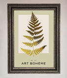 Art Bohème Leaf Foil Print