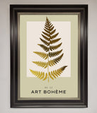 Art Bohème Leaf Foil Print