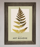 Art Bohème Leaf Foil Print