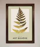 Art Bohème Leaf Foil Print