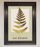 Art Bohème Leaf Foil Print