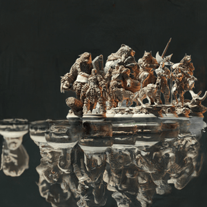 DZQ Icefield Warrior Chess Model