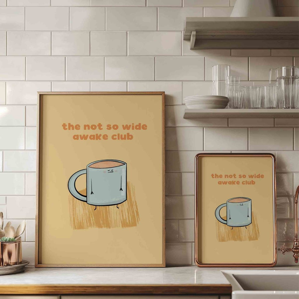 The Not So Wide Awake Club Coffee Art | Print